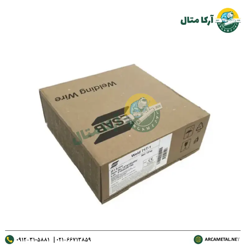 سیم حلقه Co2 آهن E71T-1 ایساب