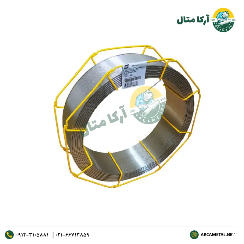 سیم حلقه Co2 استیل ok autrod 317L ایساب