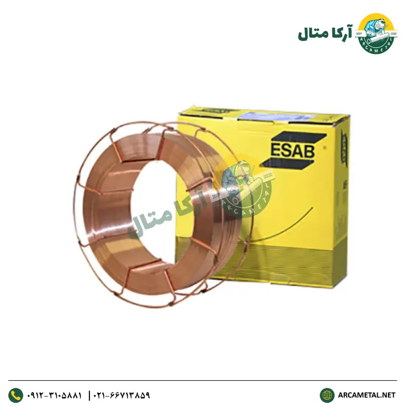 سیم حلقه Co2 کربنی و کم آلیاژ 71t-1c ایساب