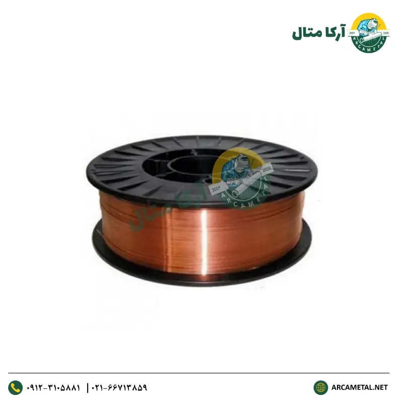 سیم حلقه Co2 کربنی و کم آلیاژ 71T8c ایساب