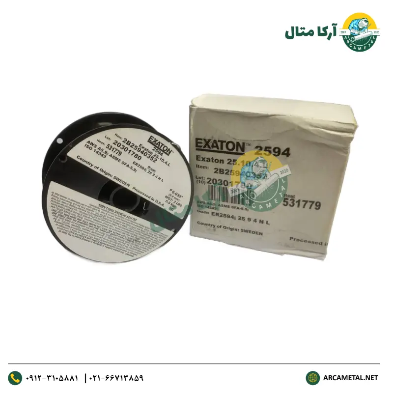 سیم حلقه Co2 استیل ER2594 سوپر دابلکس