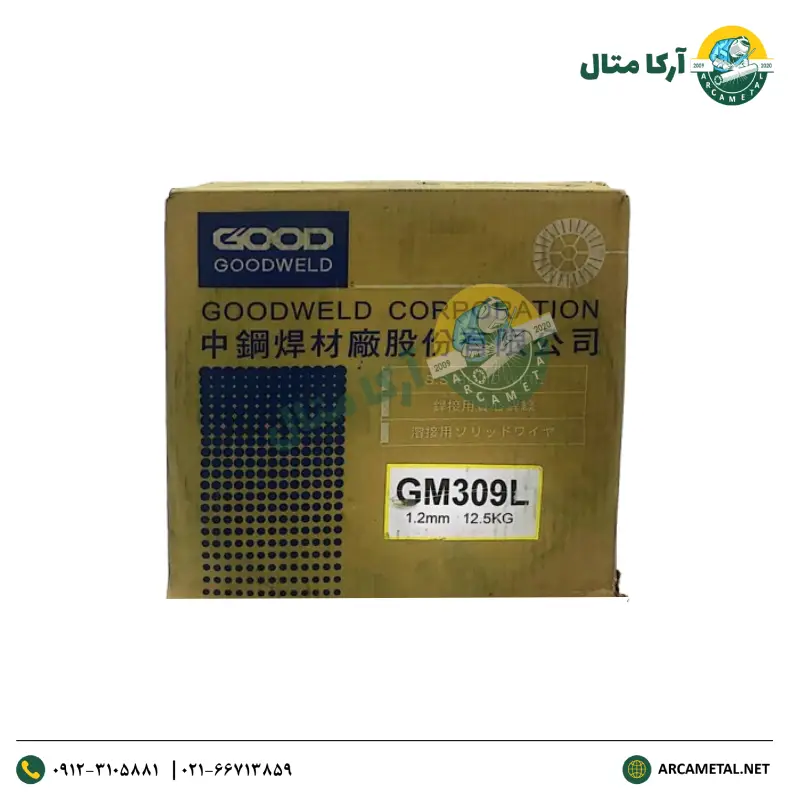 سیم حلقه Co2 استیل 309L گودولد
