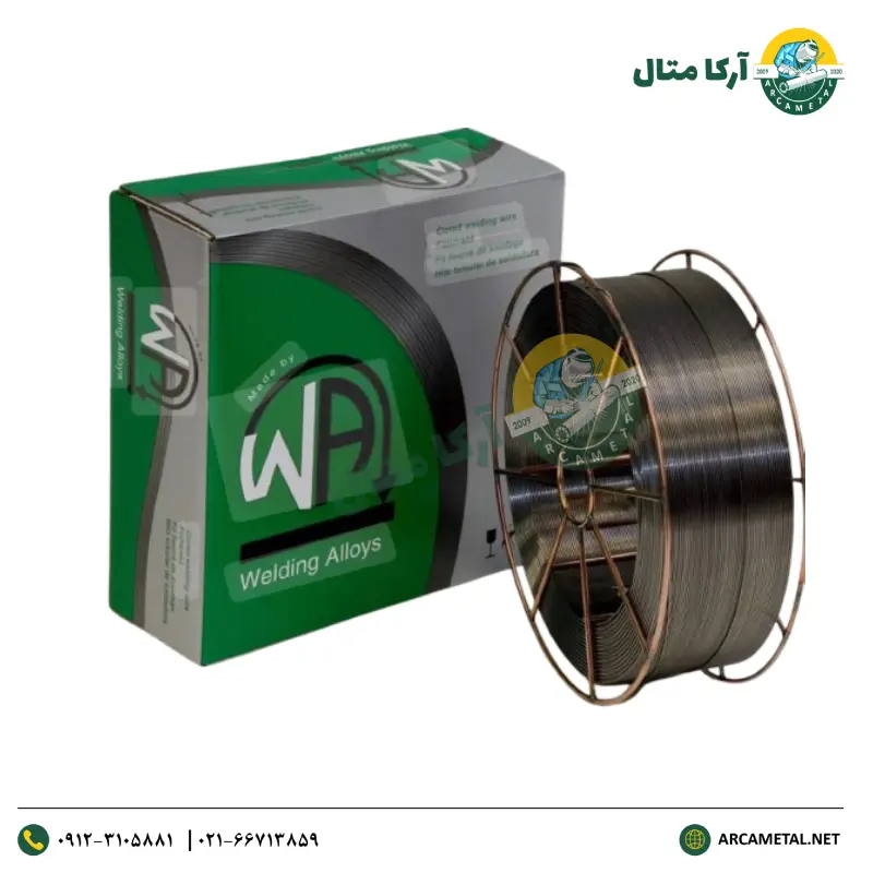 سیم حلقه Co2 استیل توپودري 2209T1 ولد الوی