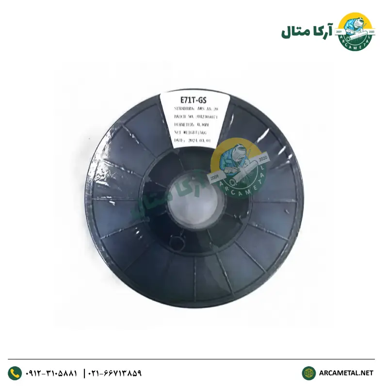 سیم حلقه Co2 کربنی و کم آلیاژ E71T-1