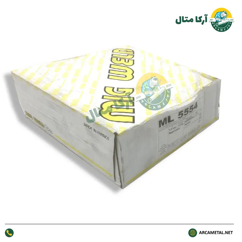 سیم جوش آلومینیوم 5554 میگ ولد